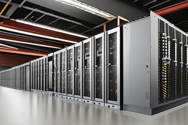 The featured image for this article could be a high-quality photograph of a server cabinet manufactu