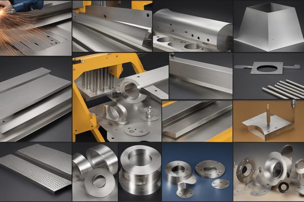 The featured image should depict a precision sheet metal fabrication process